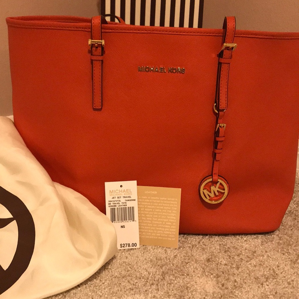 Authentic Michael kors large jet set travel bag